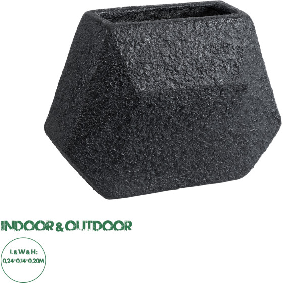 GloboStar Artificial Garden Greenwich ���������� ������������ ����������� ����� ������� - Flower Pot ����� �24 x �14 x �20cm - (20787)