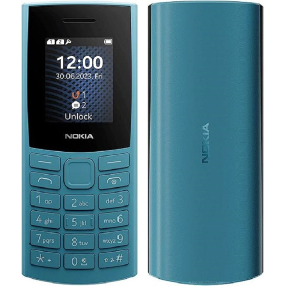 Nokia 105 4G (2023) Dual Sim 1.8'' Ips Lcd Lte Ocean Blue Gr - (1GF018UPG1G01)