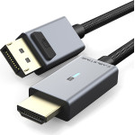 Cabletime ������� Displayport �� Hdmi AV585, �� LED, 4K, 1.8m, �����