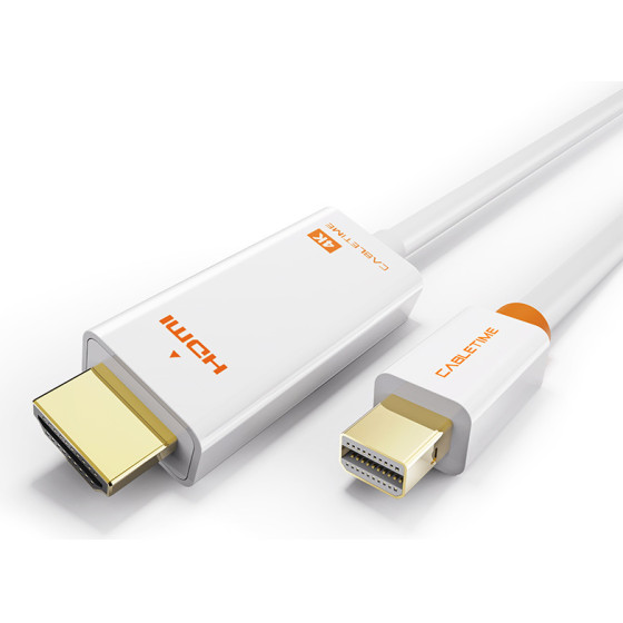 Cabletime ������� Mini Displayport �� Hdmi AV588, 4K/60Hz, 1.8m, �����