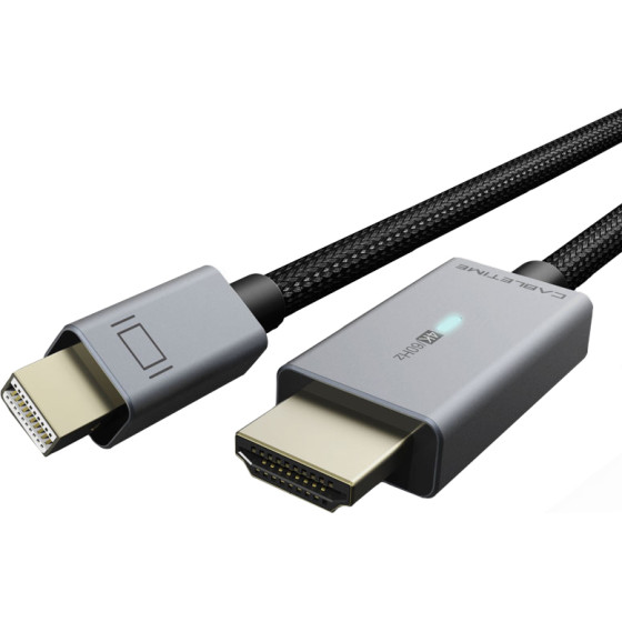 Cabletime ������� Mini Displayport �� Hdmi AV588, �� Led 4K, 1.8m, �����