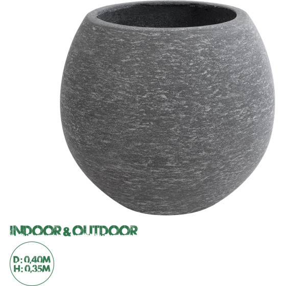 GloboStar Artificial Garden Columbia ���������� ������������ ����������� ����� ������� - Flower Pot ���� �40 x �35cm - (20797)