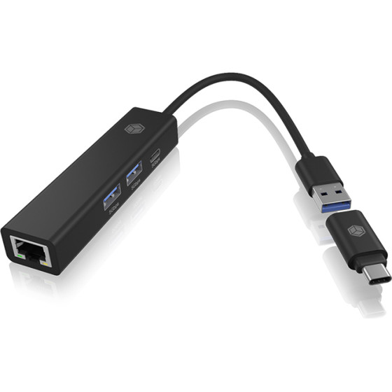 Icy Box IB-HUB1439-LAN