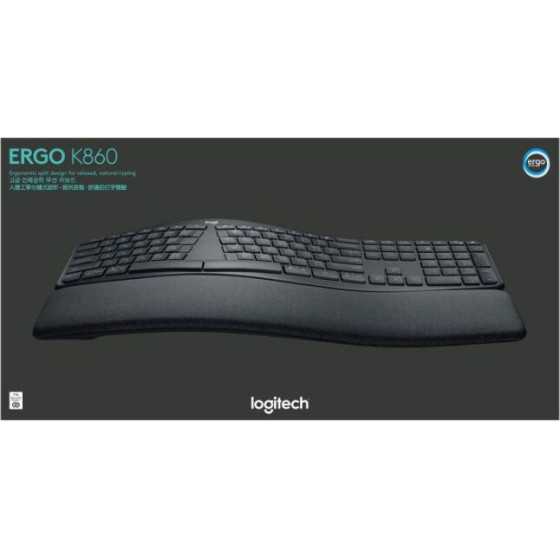 Logitech Keyboard W/S Wave Keys Ergonomi - (920-012304)