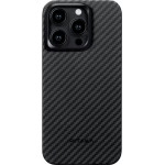 Pitaka Magez Case 4 Apple Iphone 15 Pro Black / Grey / Twill - (KI1501P)