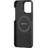 Pitaka Magez Case 4 Apple Iphone 15 Pro Black / Grey / Twill - (KI1501P)