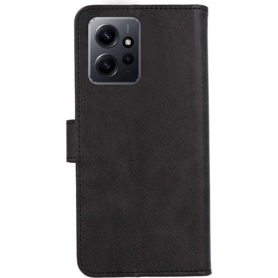 Vivid Case Wallet Book Xiaomi Redmi Note 12 4G Black - (VIBOOK284BK)