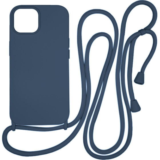 Vivid Crossbody Cover Apple Iphone 15 Navy Blue - (VICROSS396NAVYBL)