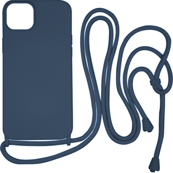 Vivid Crossbody Cover Apple Iphone 15 Plus Navy Blue - (VICROSS395NAVYBL)