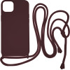 Vivid Crossbody Cover Apple Iphone 15 Plus Wine Red - (VICROSS395WINERD)