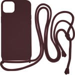 Vivid Crossbody Cover Apple Iphone 15 Plus Wine Red - (VICROSS395WINERD)