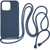 Vivid Crossbody Cover Apple Iphone 15 Pro Max Navy Blue - (VICROSS398NAVYBL)