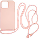 Vivid Crossbody Cover Apple Iphone 15 Pro Max Pink - (VICROSS398PK)