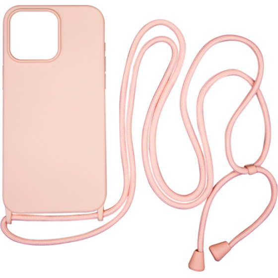 Vivid Crossbody Cover Apple Iphone 15 Pro Max Pink - (VICROSS398PK)