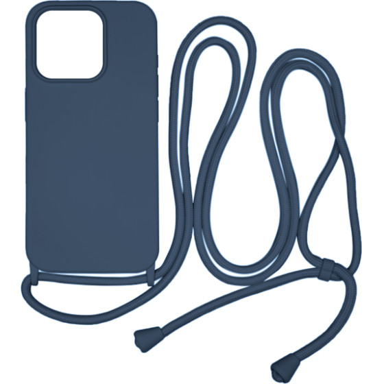 Vivid Crossbody Cover Apple Iphone 15 Pro Navy Blue - (VICROSS397NAVYBL)
