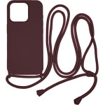 Vivid Crossbody Cover Apple Iphone 15 Pro Wine Red - (VICROSS397WINERD)