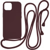 Vivid Crossbody Cover Apple Iphone 15 Wine Red - (VICROSS396WINERD)