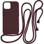 Vivid Crossbody Cover Apple Iphone 15 Wine Red - (VICROSS396WINERD)
