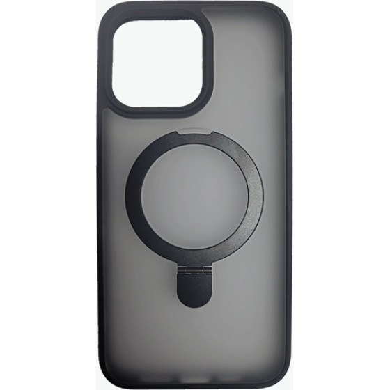 Vivid Magsafe Ring Stand Case Apple Iphone 15 Pro Max Black - (VIMAGRING398BK)