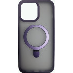 Vivid Magsafe Ring Stand Case Apple Iphone 15 Pro Max Purple - (VIMAGRING398PUR)