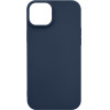 Vivid Silicone Cover Apple Iphone 15 Plus Navy Blue - (VISILI395NAVYBL)