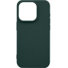 Vivid Silicone Cover Apple Iphone 15 Pro Army Green - (VISILI397ARMYGR)