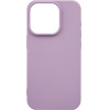 Vivid Silicone Cover Apple Iphone 15 Pro Lilac - (VISILI397LILAC)