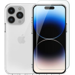 Vivid Set Tpu Case + Full Face Tempered Glass Apple Iphone 15 Pro Max Black - (VIGELLY398GLASSBK)