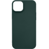 Vivid Silicone Cover Apple Iphone 15 Plus Army Green - (VISILI395ARMYGR)