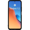 Vivid Set Silicone Matte Case + Tempered Xiaomi Redmi 12 Black - (VIMAT319BKGLASSTN)