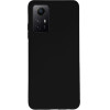 Vivid Set Silicone Matte Case + Tempered Xiaomi Redmi Note 12S Black - (VIMAT312BKGLASSTN)
