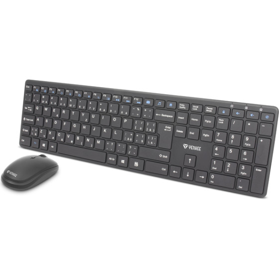 Yenkee Wireless Keyboard & Mouse Set Black - (Ykm 2008CS)