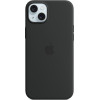 Apple Iphone 15 Plus Silicone Case With Magsafe Black - (MT103ZMA)