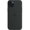 Apple Iphone 15 Plus Silicone Case With Magsafe Black - (MT103ZMA)