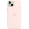 Apple Iphone 15 Plus Silicone Case With Magsafe Light Pink - (MT143ZMA)