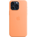 Apple Iphone 15 Pro Max Silicone Case With Magsafe Orange Sorbet - (MT1W3ZMA)