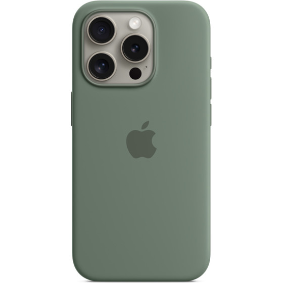 Apple Iphone 15 Pro Silicone Case With Magsafe Cypress - (MT1J3ZMA)