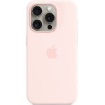 Apple Iphone 15 Pro Silicone Case With Magsafe Light Pink - (MT1F3ZMA)