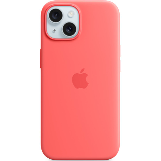 Apple Iphone 15 Silicone Case With Magsafe Guava - (MT0V3ZMA)