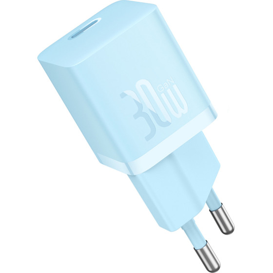 Baseus GaN5 Fast Charger 1C 30W Eu Blue - (CCGN070603)