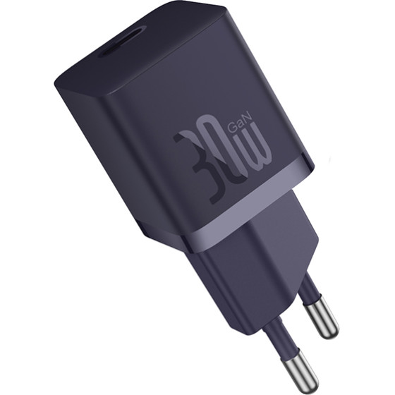 Baseus GaN5 Fast Charger 1C 30W Eu Purple - (CCGN070705)
