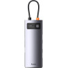 Baseus Multifunctional Hub Docking Station Metal Gleam Series 4 In 1 Type-C To Usb 3.0 Gray - (WKWG070013)