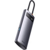 Baseus Multifunctional Hub Docking Station Metal Gleam Series 4 In 1 Type-C To Usb 3.0 Gray - (WKWG070013)