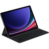 Samsung Slim Book Cover Keyboard Tab S9 Black - (EF-DX710UBEGWW)