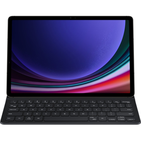 Samsung Slim Book Cover Keyboard Tab S9 Black - (EF-DX710UBEGWW)