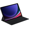 Samsung Slim Book Cover Keyboard Tab S9+ Black - (EF-DX810UBEGWW)