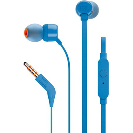 JBL Handsfree T110 Blue - (JBLT110BLU)