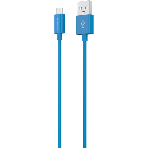 Riversong Cable USB to Micro USB 3A Lotus 08 1.2m Blue - (CM71BU)