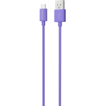 Riversong Cable USB to Type-C 3A Lotus 08 1.2m Purple - (CT71PU)