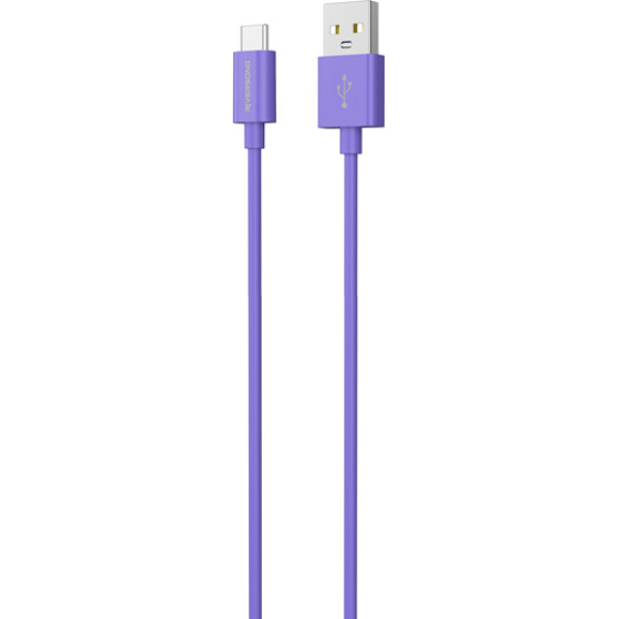 Riversong Cable USB to Type-C 3A Lotus 08 1.2m Purple - (CT71PU)